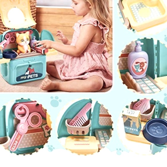Pretend Play Pet Groomer in a backpack - Picture 11 of 11